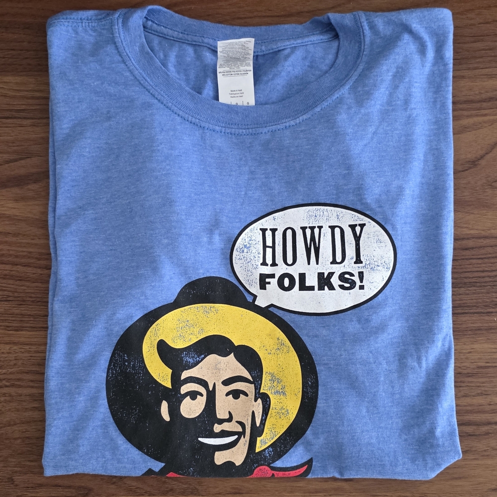 2019 Texas State Fair T-shirt with Cowboy Design